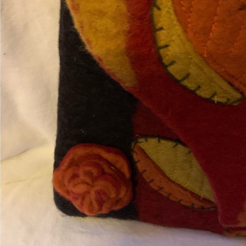 Rising Tide Boho Handmade Alpaca Wool Multi Color Purse - Picture 3 of 9